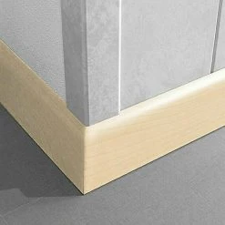 Aktion 🎁 BAUHAUS LOGOCLIC Fußleiste K 58 Ahorn 2,6 M X 10 Mm X 58 Mm ❤️