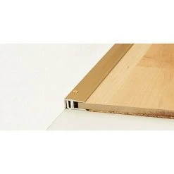 Aktion 🎉 BAUHAUS LOGOCLIC Abschlussprofil 222 Gold, 0,9 M X 21 Mm, Montageart: Schrauben 🤩