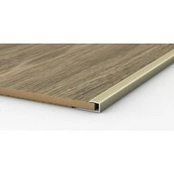 Schlussverkauf 🌟 BAUHAUS LOGOCLIC Endprofil 250 Sahara, 0,9 M X 24 Mm X 12 Mm, Montageart: Kleben 🧨