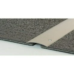 Neu 👏 BAUHAUS LOGOCLIC Übergangsprofil 101 Edelstahl Matt, 0,9 M X 50 Mm X 5,6 Mm, Montageart: Schrauben, Seitlich Versenkt Gelocht 🎉