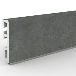 Neu 🧨 BAUHAUS Sockelleiste Cubica 60 Cannstatt 2,5 M X 13 Mm X 60 Mm, Gerade ⭐