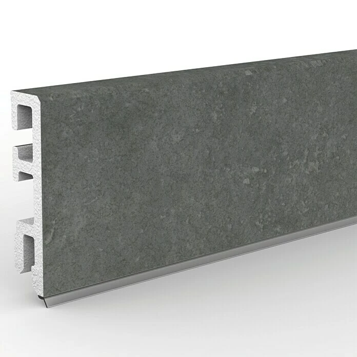 Neu 🧨 BAUHAUS Sockelleiste Cubica 60 Cannstatt 2,5 M X 13 Mm X 60 Mm, Gerade ⭐