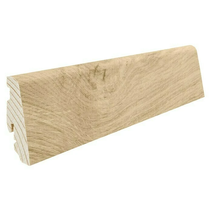 Aktion 🌟 BAUHAUS Living By Haro Sockelleiste Eiche Alba 2,2 M X 19 Mm X 58 Mm, Gerade 🌟