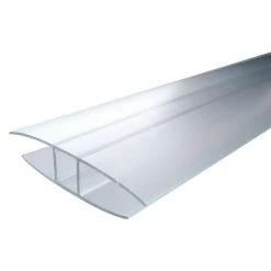 Billig 🎉 BAUHAUS H-Profil HSX 2,55 M X 16 Mm, Polycarbonat, Transparent 💯