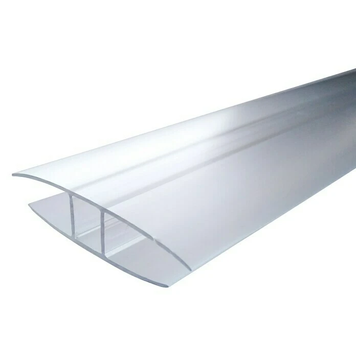 Billig 🎉 BAUHAUS H-Profil HSX 2,55 M X 16 Mm, Polycarbonat, Transparent 💯