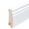 Auslauf ✔️ BAUHAUS Sockelleiste Weiß, 2,44 M X 1,8 Cm X 7 Cm, Profiliert ✔️