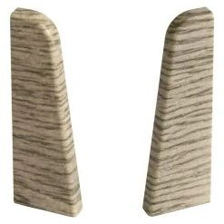 Schlussverkauf ⌛ BAUHAUS Egger Endkappe Eiche Hellgrau, 2 Stk., Passend Für: Egger Sockelleisten 17 X 60 Mm 😀