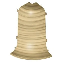 Rabatt ✔️ BAUHAUS LOGOCLIC Außenecke Eiche Weiß, 2 Stk., Geeignet Für: Kabelkanal-Sockelleisten ❤️