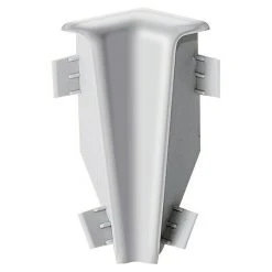 Neu 🤩 BAUHAUS LOGOCLIC Innenecke K58 Silber, 2 Stk., Geeignet Für: Sockelleiste K58 C 👏