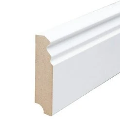 Beste Bewertungen von 🌟 BAUHAUS Sockelleiste Weiß, 2,4 M X 18 Mm X 58 Mm, Profiliert 🎁