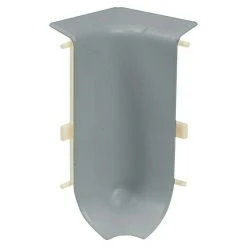 Billig 💯 BAUHAUS LOGOCLIC Innenecke Grau, 2 Stk., Geeignet Für: Klemmsockelleisten 🤩