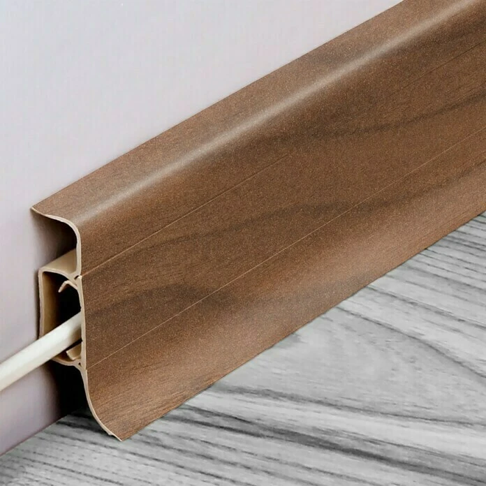 Rabatt ✔️ BAUHAUS LOGOCLIC Kabelkanalleiste Nussbaum, 2,5 M X 22,5 Mm X 50 Mm 👍