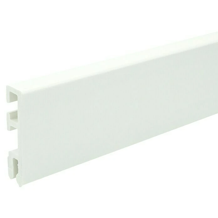 Rabatt 🥰 BAUHAUS Sockelleiste Cubica Schneeweiß 2,5 M X 14 Mm X 60 Mm, Gerade 🌟