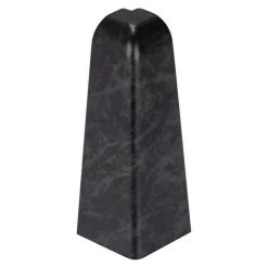 Auslauf 🎉 BAUHAUS Egger Außenecke Stein Schwarz, 2 Stk., Passend Für: Egger Sockelleisten 17 X 60 Mm ✔️