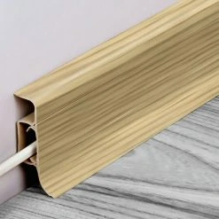 Angebote 🔔 BAUHAUS LOGOCLIC Kabelkanalleiste Eiche Weiß, 2,5 M X 22,5 Mm X 50 Mm ⭐