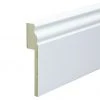 Auslauf ⌛ BAUHAUS Sockelleiste Weiß, 2,4 M X 19 Mm X 100 Mm, Profiliert ✨