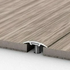 Blitzangebot 🔔 BAUHAUS LOGOCLIC Übergangsprofil 201 Eiche Grau, 0,9 M X 30 Mm, Montageart: Schrauben ✔️