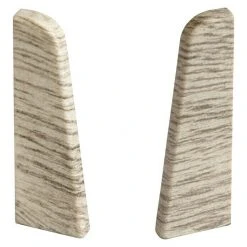 Am billigsten 😀 BAUHAUS Egger Endkappe Esche Grau, 2 Stk., Passend Für: Egger Sockelleisten 17 X 60 Mm 🥰