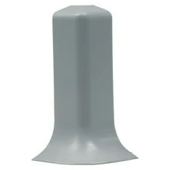 Bestpreis ⭐ BAUHAUS LOGOCLIC Außenecke Grau, 2 Stk., Geeignet Für: Klemmsockelleisten ✨