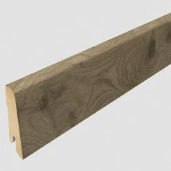 Auslauf 😉 BAUHAUS Egger Sockelleiste Almington Eiche Natur 2,4 M X 17 Mm X 60 Mm, Gerade 💯