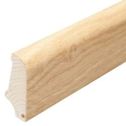 Angebote 🥰 BAUHAUS Sockelleiste Eiche Hell 2,4 M X 1,9 Cm X 3,8 Cm ❤️