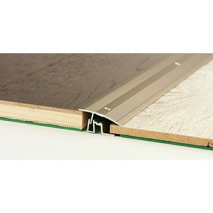 Angebote 🌟 BAUHAUS LOGOCLIC Übergangsprofil 401 Edelstahl Matt, 0,9 M X 38 Mm, Montageart: Schrauben ⌛