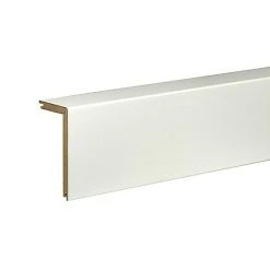 Brandneu ⌛ BAUHAUS Profiles And More Rohrabdeckleiste Uni Weiß, 2,4 M X 41 Mm X 91 Mm, Gerade 🎉
