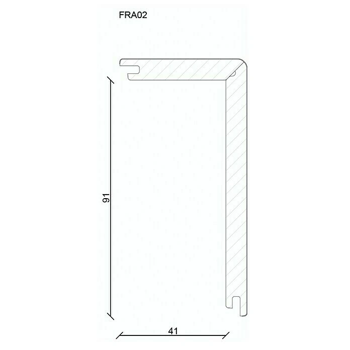 Brandneu ⌛ BAUHAUS Profiles And More Rohrabdeckleiste Uni Weiß, 2,4 M X 41 Mm X 91 Mm, Gerade 🎉 – Bild 2