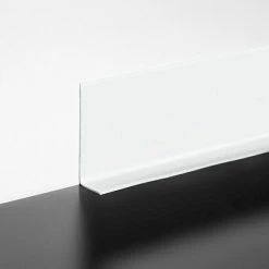 Rabatt 👍 BAUHAUS LOGOCLIC Weichsockelleiste Weiß, 10 M X 15 Mm X 50 Mm, Kleben 💯