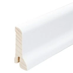 Besorgen 🔥 BAUHAUS Sockelleiste Esche Weiß 2,4 M X 2,1 Cm X 6 Cm 🔔