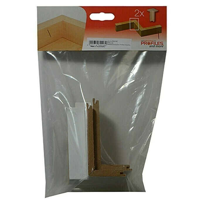 Schlussverkauf 💯 BAUHAUS Profiles And More Innenecke Für Rohrabdeckleiste Weiß, 2 Stk. ❤️ – Bild 2