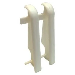 Schlussverkauf 😉 BAUHAUS Profiles And More Übergangskappe FU60L Esche Weiß, 2 Stk. ⌛