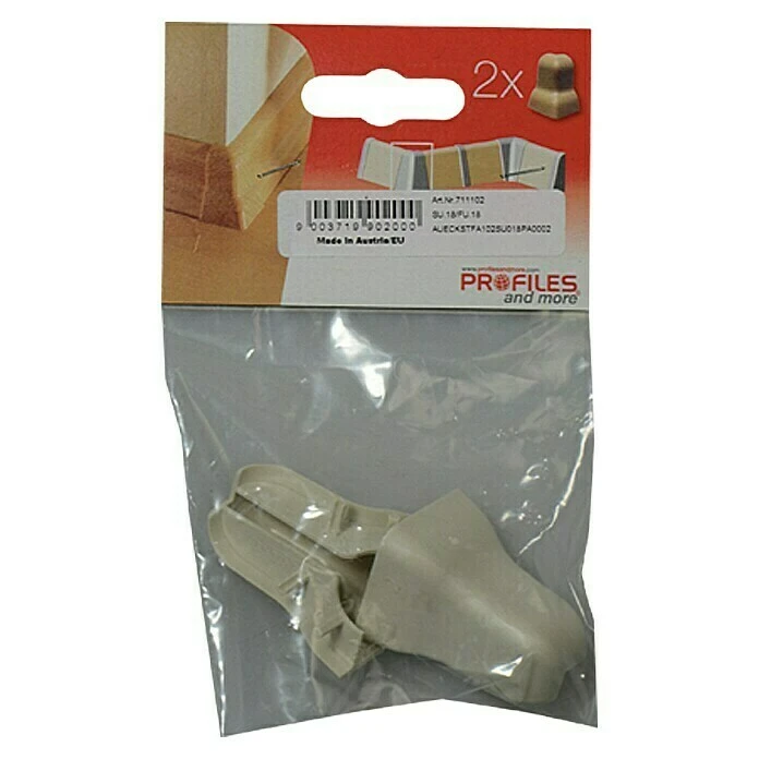 Bestes Angebot 🔔 BAUHAUS Profiles And More Außenecke SU18/FU18 Weiß, 2 Stk. ⌛ – Bild 2