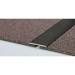 Am billigsten 🧨 BAUHAUS LOGOCLIC Übergangsprofil 115 Schwarz, 0,9 M X 40 Mm X 2 Mm, Montageart: Kleben 🌟