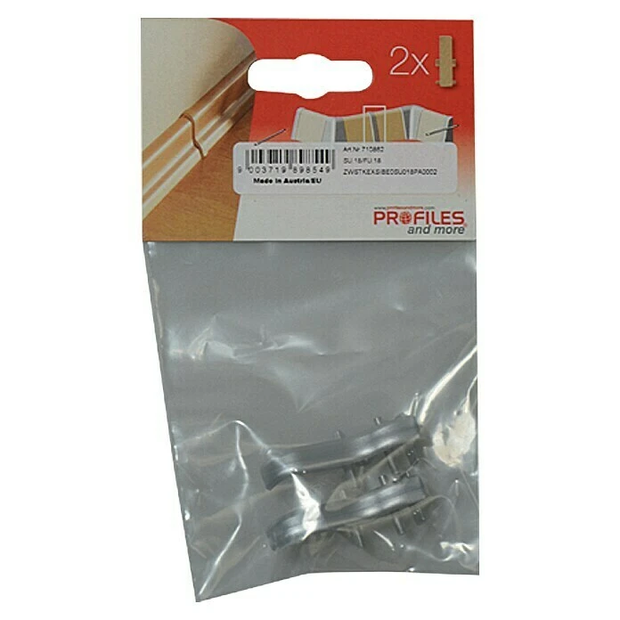 Blitzangebot ⌛ BAUHAUS Profiles And More Übergangskappe SU18/FU18 Silber, 2 Stk. 👏 – Bild 2