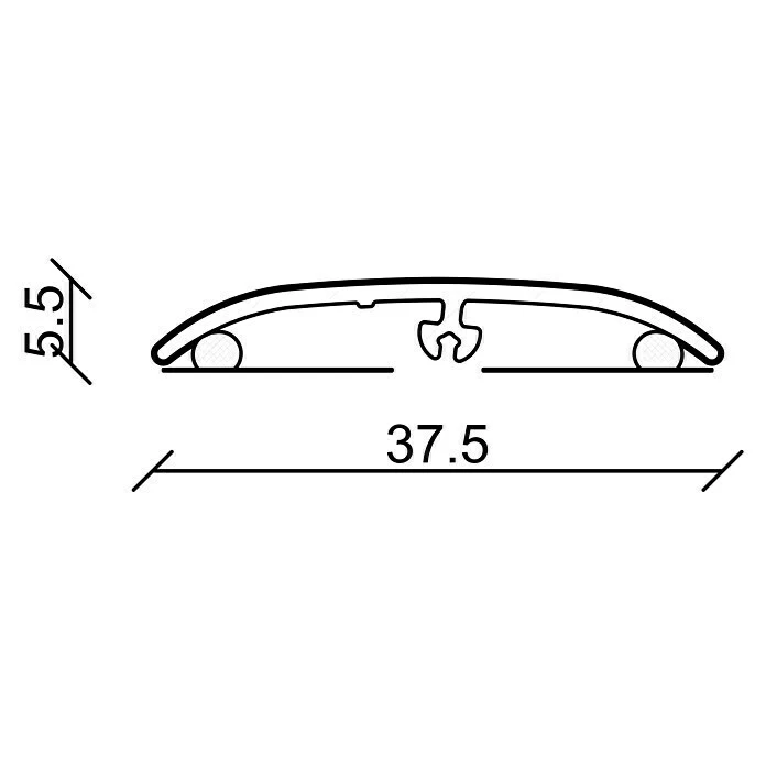 Aktion 😍 BAUHAUS Profiles And More Übergangsprofil DF6 Antik Ahorn 0,9 M X 37,5 Mm X 5,5 Mm, Kleben 👍 – Bild 2