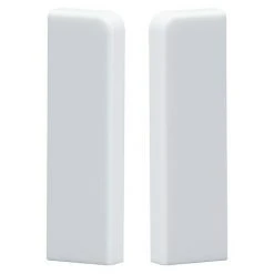 Schlussverkauf ✔️ BAUHAUS Endkappe Modern 58 Weiß, 2 Stk. 😉