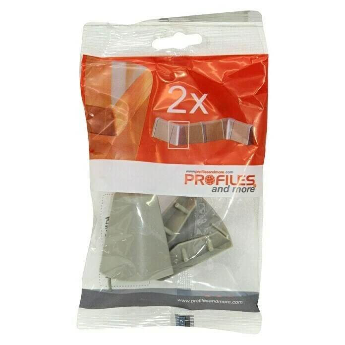 Aktion ❤️ BAUHAUS Profiles And More Außenecke FU147H Grau, 2 Stk. 🛒 – Bild 2