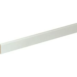 Coupon 🔥 BAUHAUS Massivleiste 2,4 M X 5 Mm X 29 Mm, Buche, Weiß Lackiert ⭐