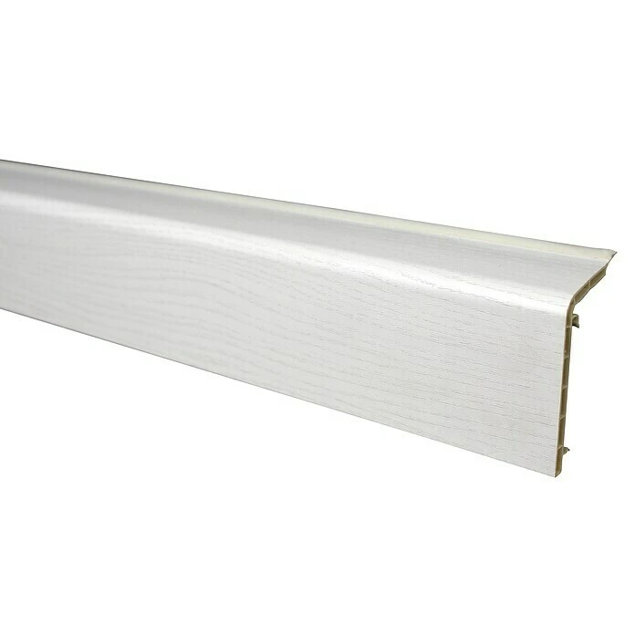 Angebote 😀 BAUHAUS Marley Sockelleiste 2 M, Esche Weiß 😀