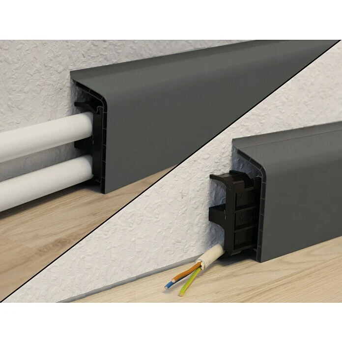 Angebote 😀 BAUHAUS Marley Sockelleiste 2 M, Esche Weiß 😀 – Bild 5