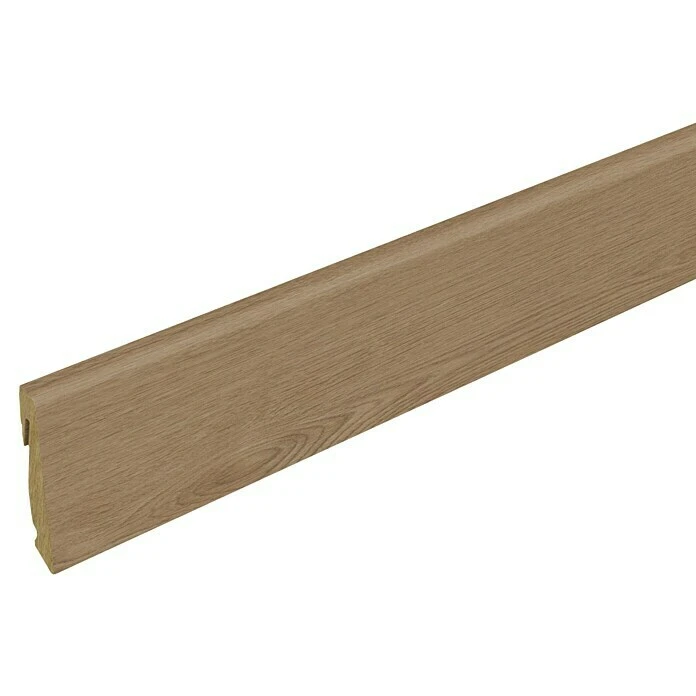 Auslauf 🔥 BAUHAUS Profiles And More Sockelleiste FU147H Eiche Mont Royal 2,4 M X 18,5 Mm X 38,5 Mm, Gerade 👍