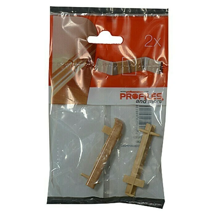 Billig 👍 BAUHAUS Profiles And More Übergangskappe FU60L Buche, 2 Stk. 🌟 – Bild 2