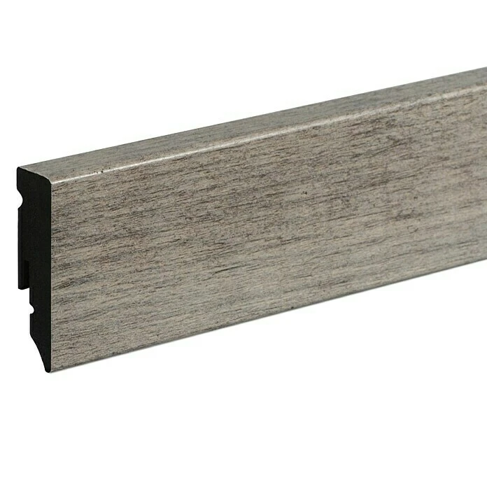 Aktion ⭐ BAUHAUS Profiles And More Sockelleiste KU51L Reykjavík 2,4 M X 15 Mm X 50 Mm, Gerade 💯