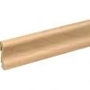 Aktion ❤️ BAUHAUS Profiles And More Sockelleiste FU18H Buche Hell 2,4 M X 18,5 Mm X 38,5 Mm, Geschwungen ✨
