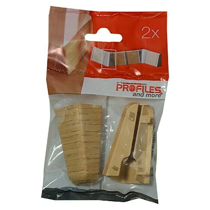 Schlussverkauf 🔔 BAUHAUS Profiles And More Außenecke FU60L Eiche Natur, 2 Stk. ✔️ – Bild 2