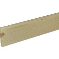 Rabatt 👍 BAUHAUS Sockelleiste SF260 2,4 M X 1 Cm X 7 Cm, Fichte/Kiefer Astig ❤️