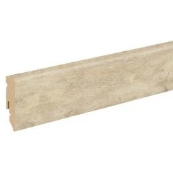 Aktion 🥰 BAUHAUS Profiles And More Sockelleiste KU51L Eiche Trient 2,4 M X 15 Mm X 50 Mm, Gerade ❤️