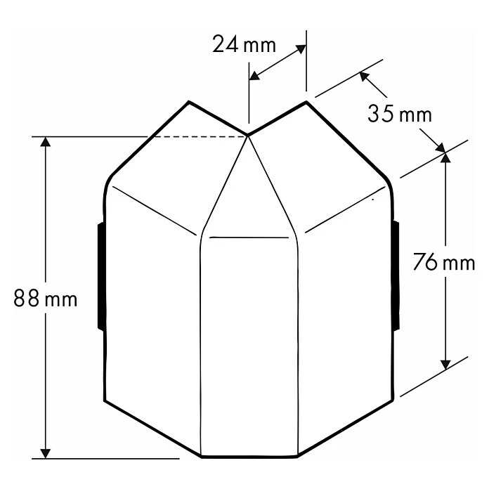 Aktion 🔔 BAUHAUS Marley Außenecke 2 Stk., Anthrazit 💯 – Bild 5