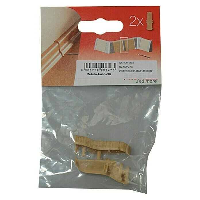 Rabatt ⌛ BAUHAUS Profiles And More Übergangskappe SU18/FU18 Eiche Natur, 2 Stk. 🧨 – Bild 2